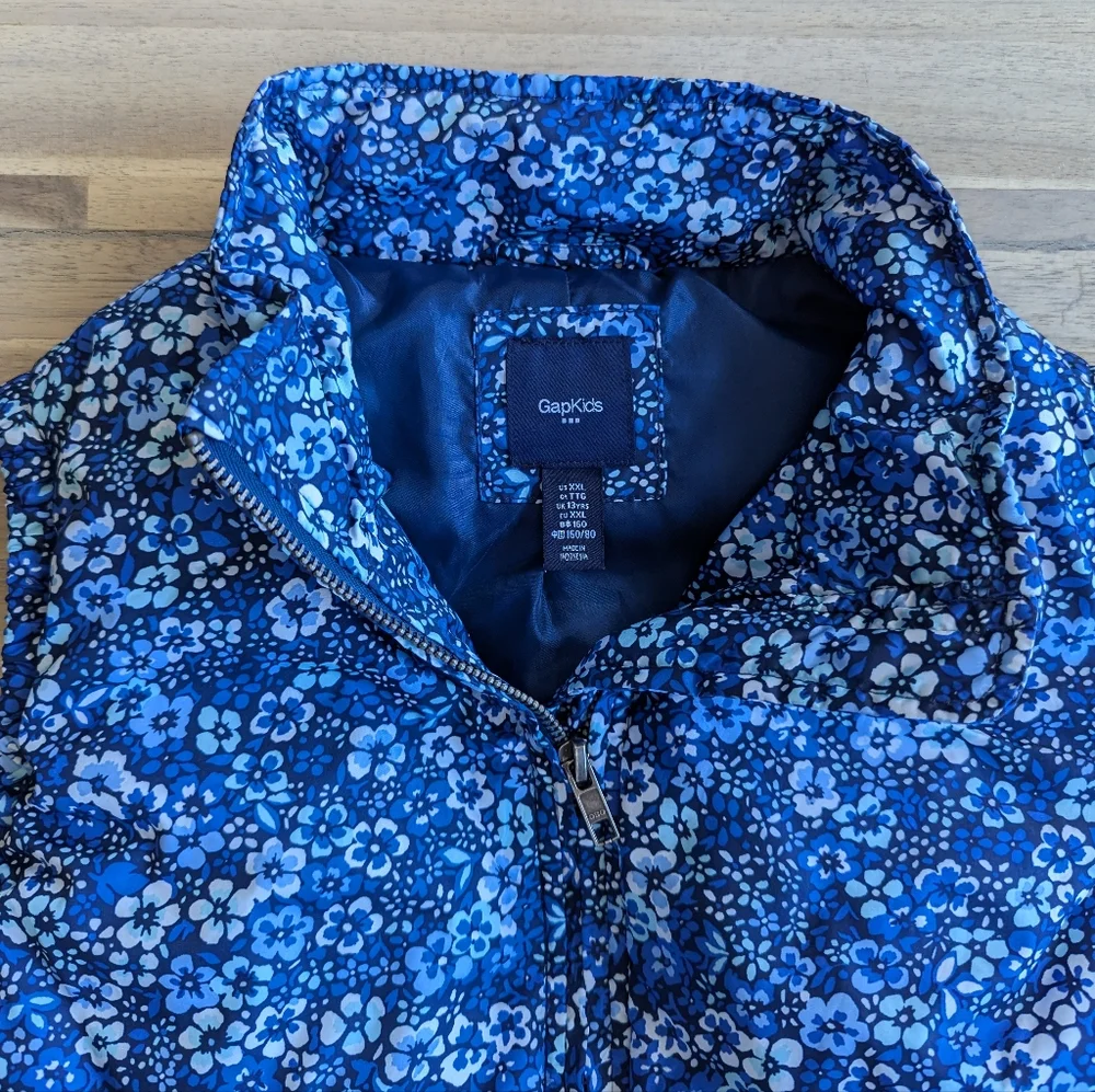 GAP Kids Floral Vest Youth XXL